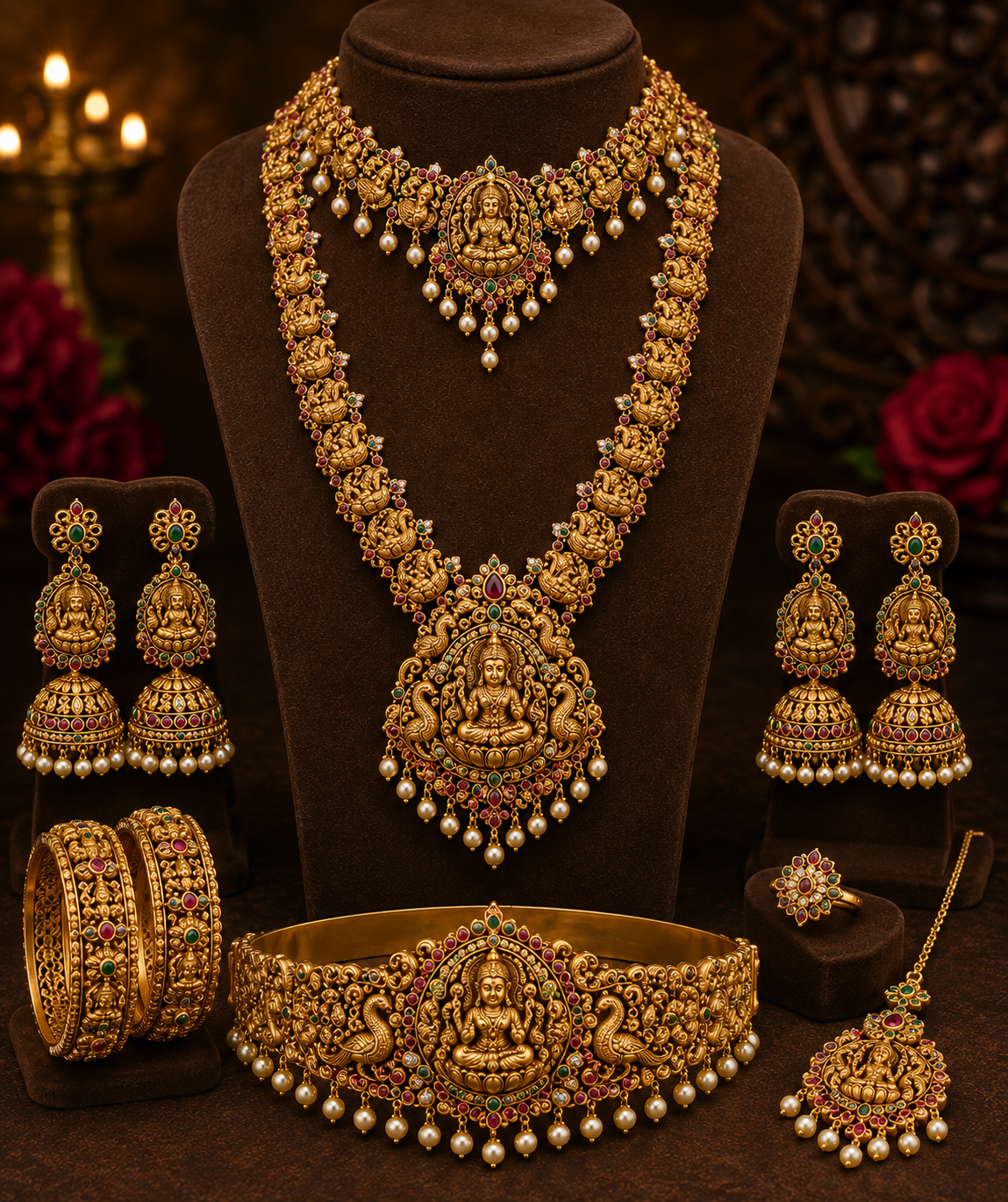 Complete Antique Bridal Jewellery Set