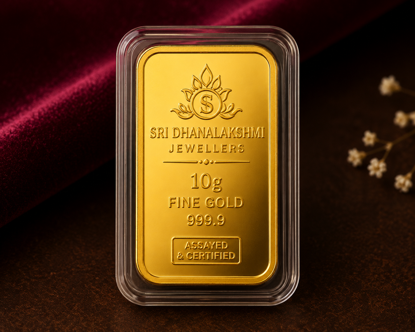 10g Gold Bar — 999.9 Fine