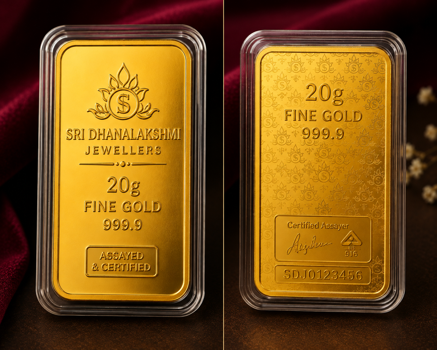20g Gold Bar — 999.9 Fine